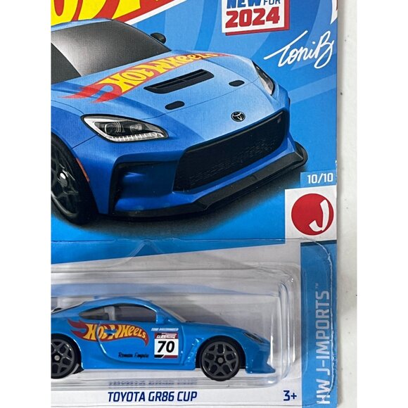 Hot Wheels Toyota GR86 Cup J-Imports 2024 Toni Breidinger 10/10 Diecast Car 1:64 - Picture 5 of 11